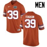 Men's Florida Gators #39 Ryan Ferguson NCAA Nike Orange Authentic Stitched College Football Jersey YWS7762GN